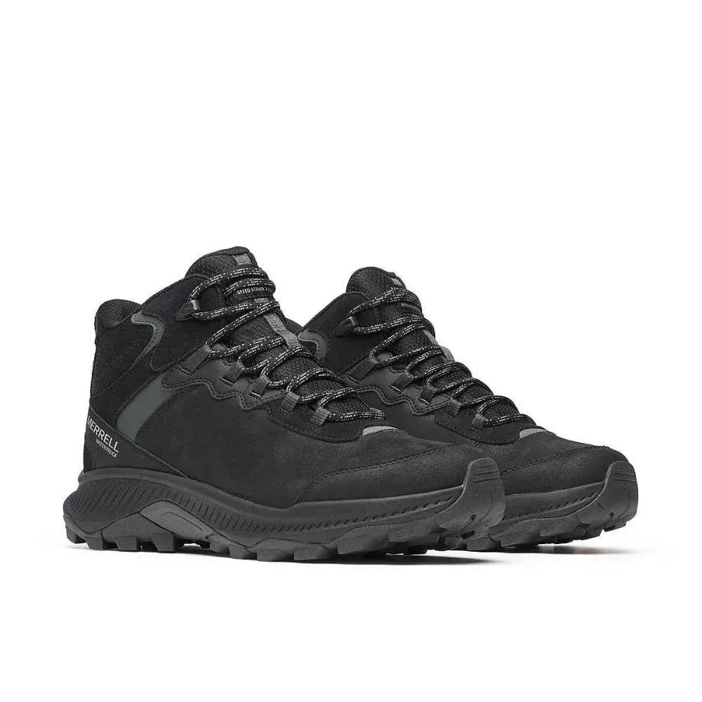 נעלי טיולים ושטח מירל ספיד סטריק 2 לגברים Merrell SPEED STRIKE 2 LTR MID WP/BLACK J038071 - Image 2