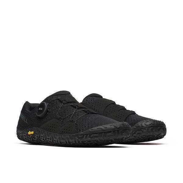נעלי טיולים ושטח מירל גלוב 6 בואה לגברים Merrell VAPOR GLOVE 6 BOA/BLACK J068453 - Image 3