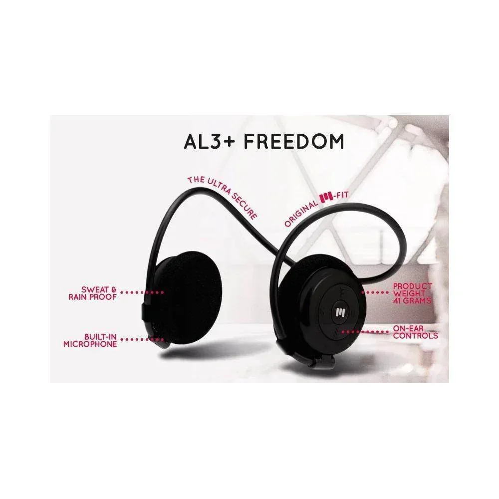אוזניות ספורט לגבר בצבע שחור Miiego AL3 FREEDOM 11036 - Image 2