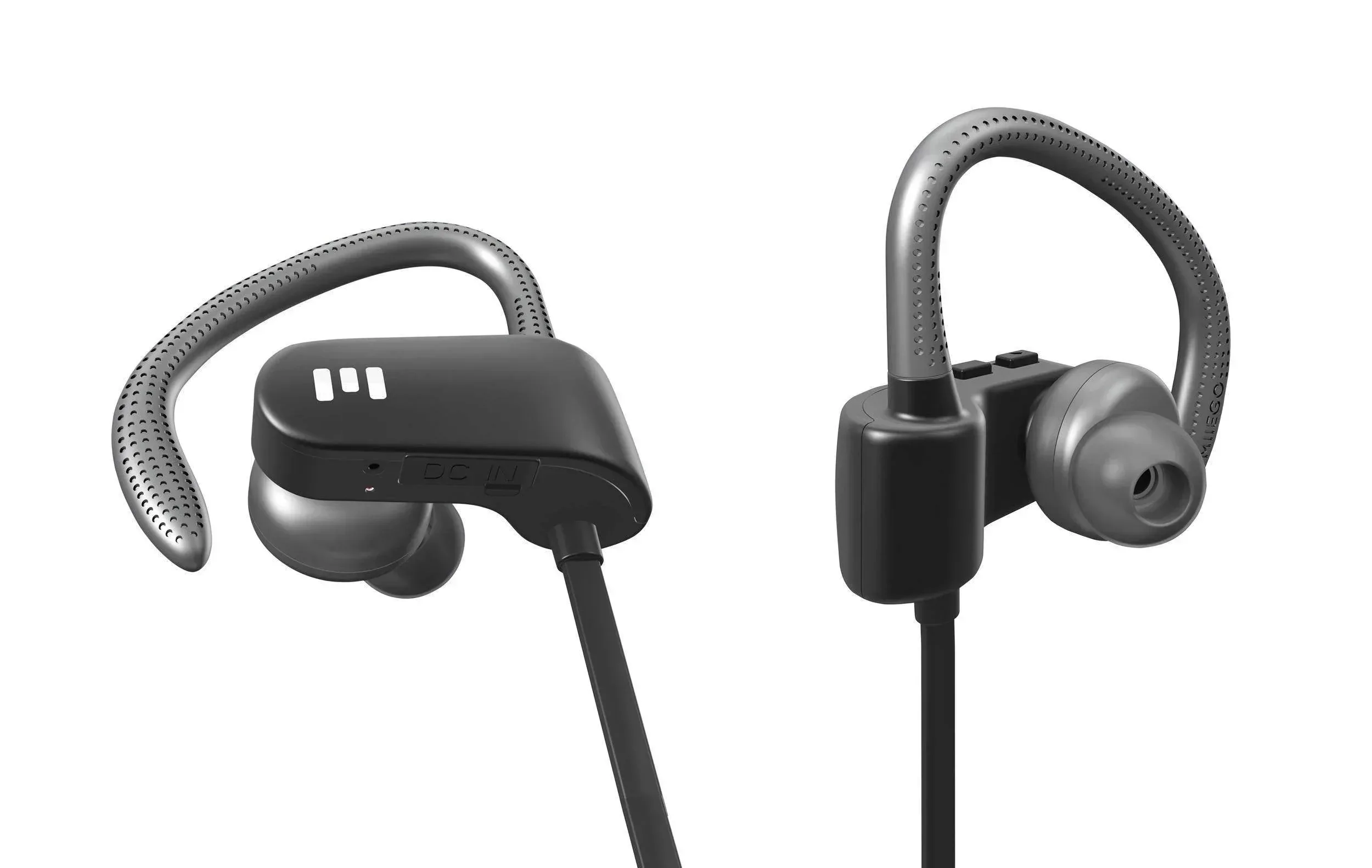 אוזניות ספורט גברים/נשים Miiego M1 BLACK/GREY 11053 - Image 2