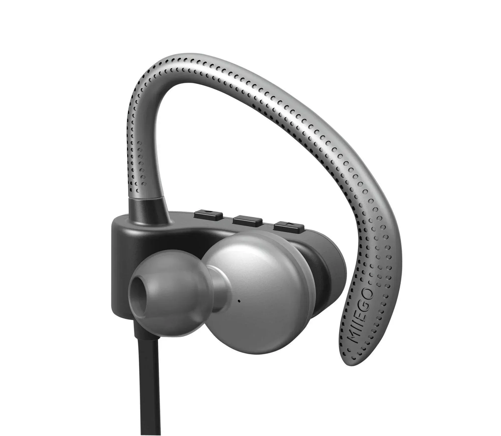 אוזניות ספורט גברים/נשים Miiego M1 BLACK/GREY 11053 - Image 3