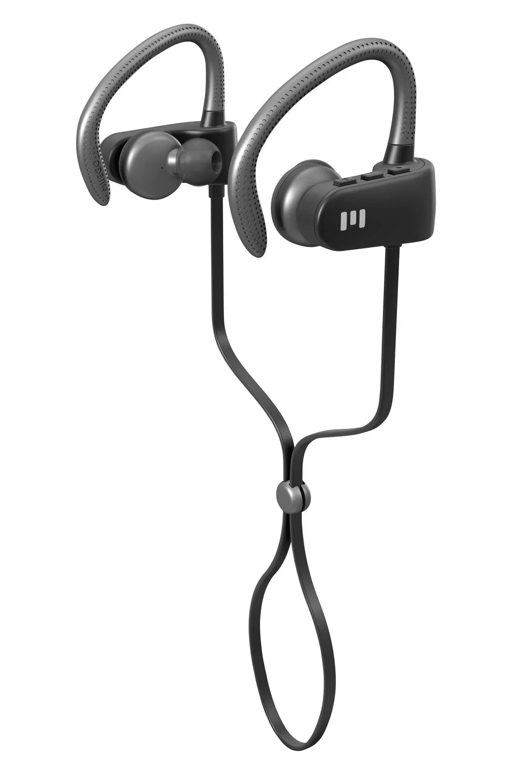 אוזניות ספורט גברים/נשים Miiego M1 BLACK/GREY 11053 - Image 4