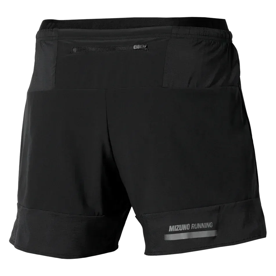 מכנס אימון מיזונו לגברים Mizuno 5.5 Inches Short Black J2GBD00409 - Image 2