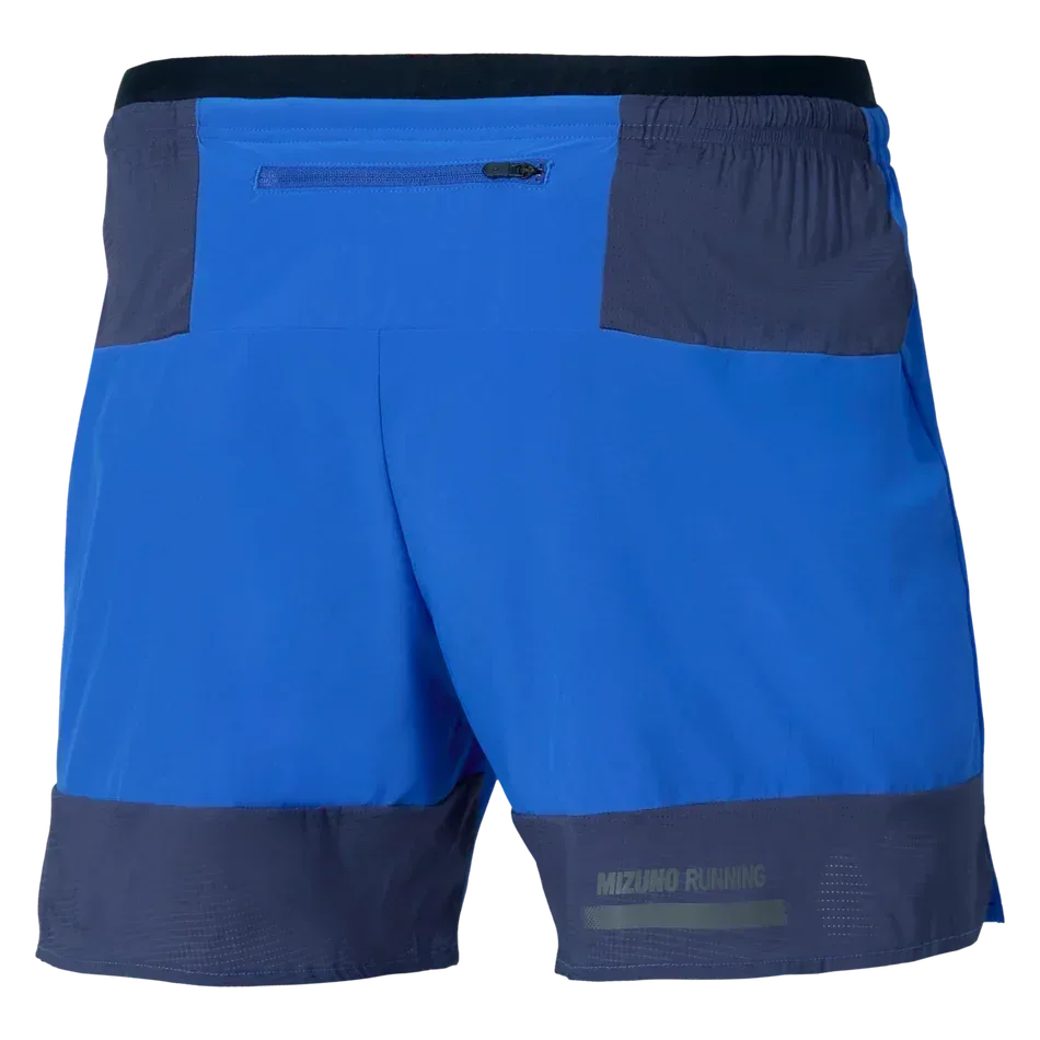 מכנס אימון מיזונו קצר לגברים Mizuno 5.5 Inches Short Dazzling Blue J2GBD00423 - Image 4