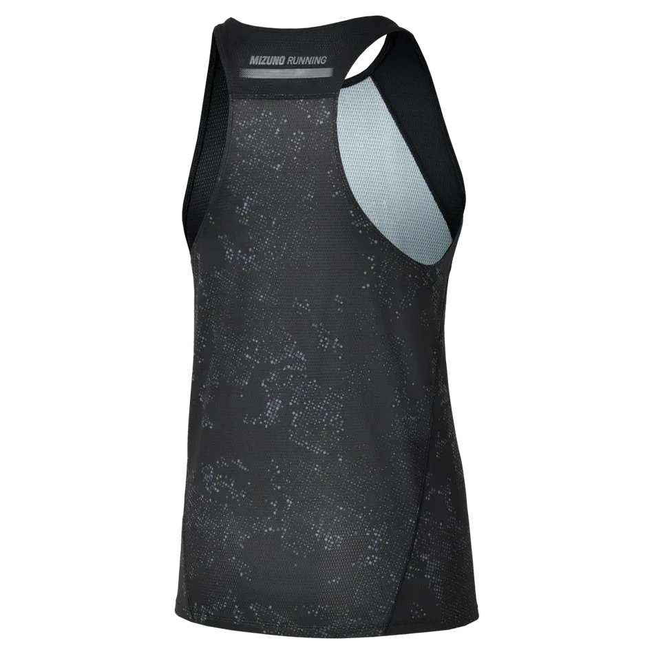 גופיית מיזונו לנשים Mizuno Graphic Tank Top Black J2GAD21690 - Image 2