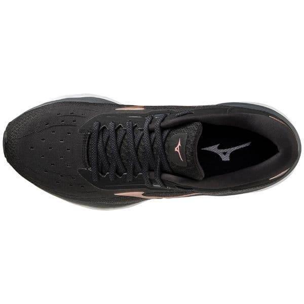 נעלי מיזונו וויב סקאי 5 לנשים Mizuno J1GD210244 WAVE SKY 5 BLACK/ROSE - Image 2