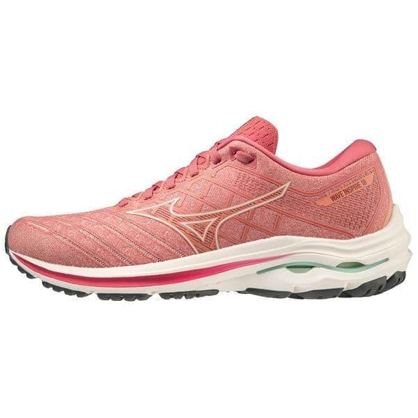 נעלי ריצה מתקנות מיזונו אינספייר 18 Mizuno J1GD224414 WAVE INSPIRE 18 ROSETTE/SNOWW - Image 3