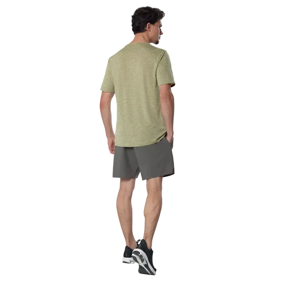 חולצת ריצה מיזונו לגברים Mizuno J2GAD00839 Core Run Short Sleeve Tee Elm - Image 3