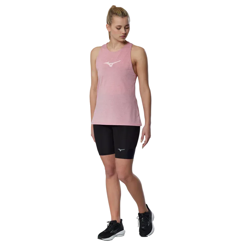גופיית אימון מיזונו לנשים Mizuno J2GAD20865 Core Runbird Tank Rose Elegance - Image 3