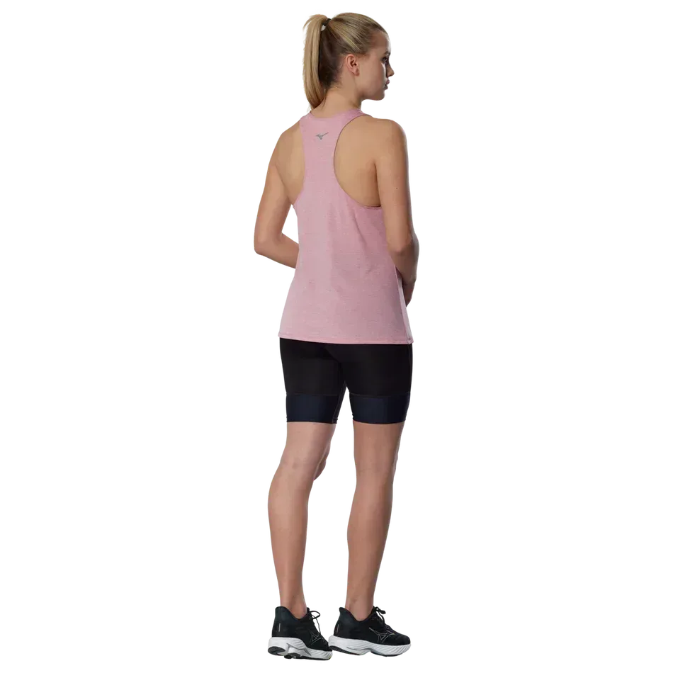 גופיית אימון מיזונו לנשים Mizuno J2GAD20865 Core Runbird Tank Rose Elegance - Image 4