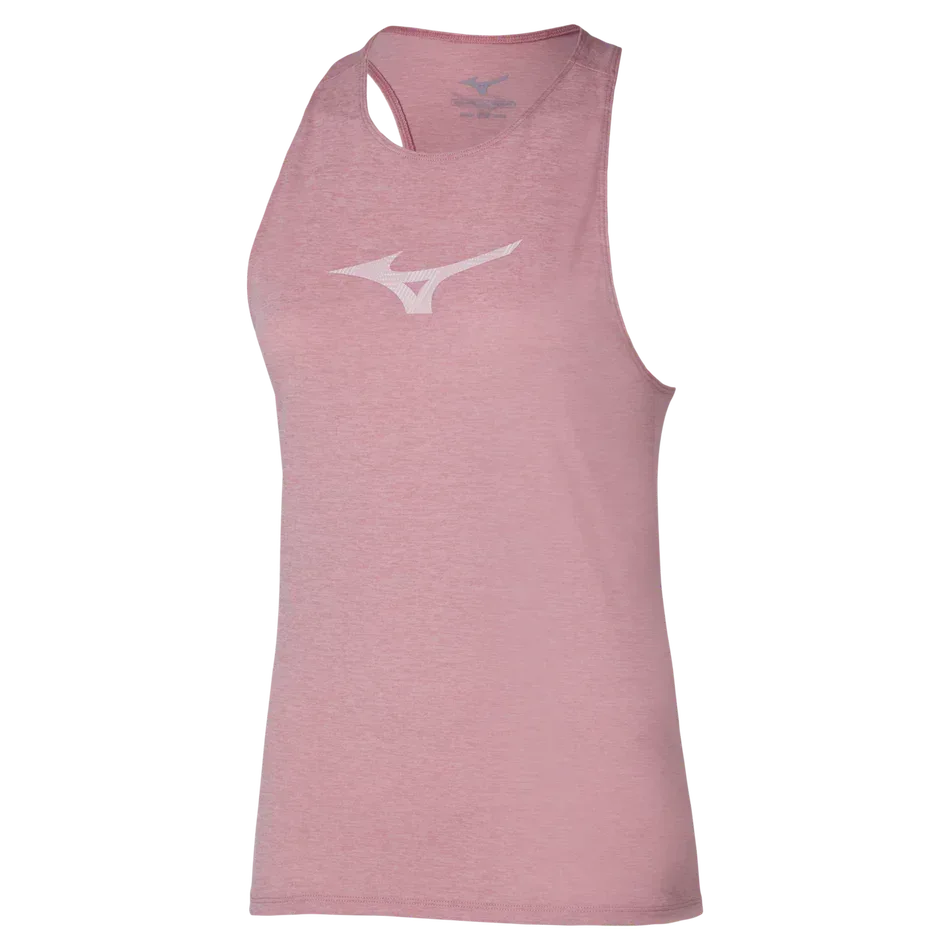 גופיית אימון מיזונו לנשים Mizuno J2GAD20865 Core Runbird Tank Rose Elegance - Image 5
