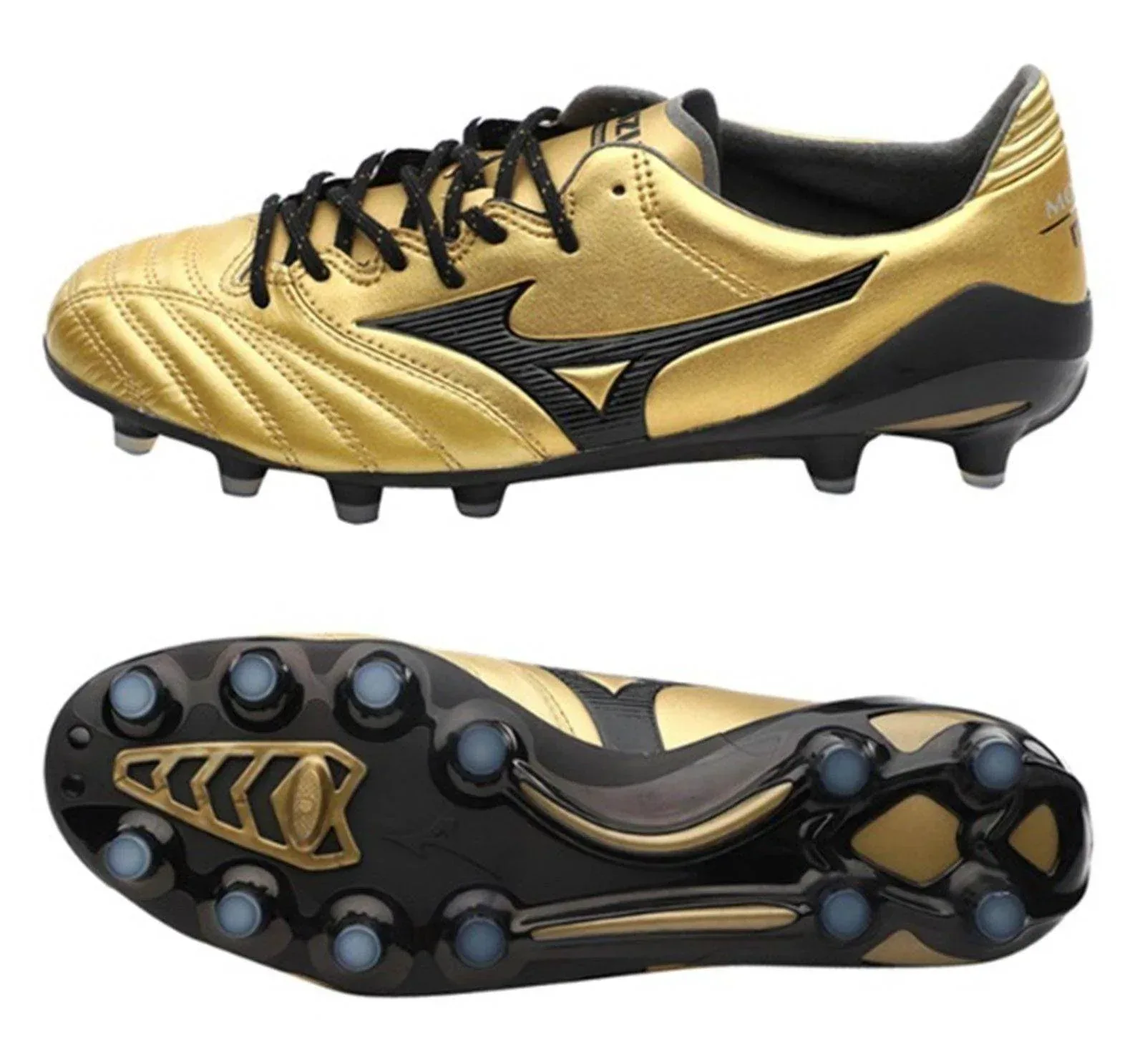 Mizuno MORELIA NEO II MD GOLD/BLACK P1GA185350 - Image 2
