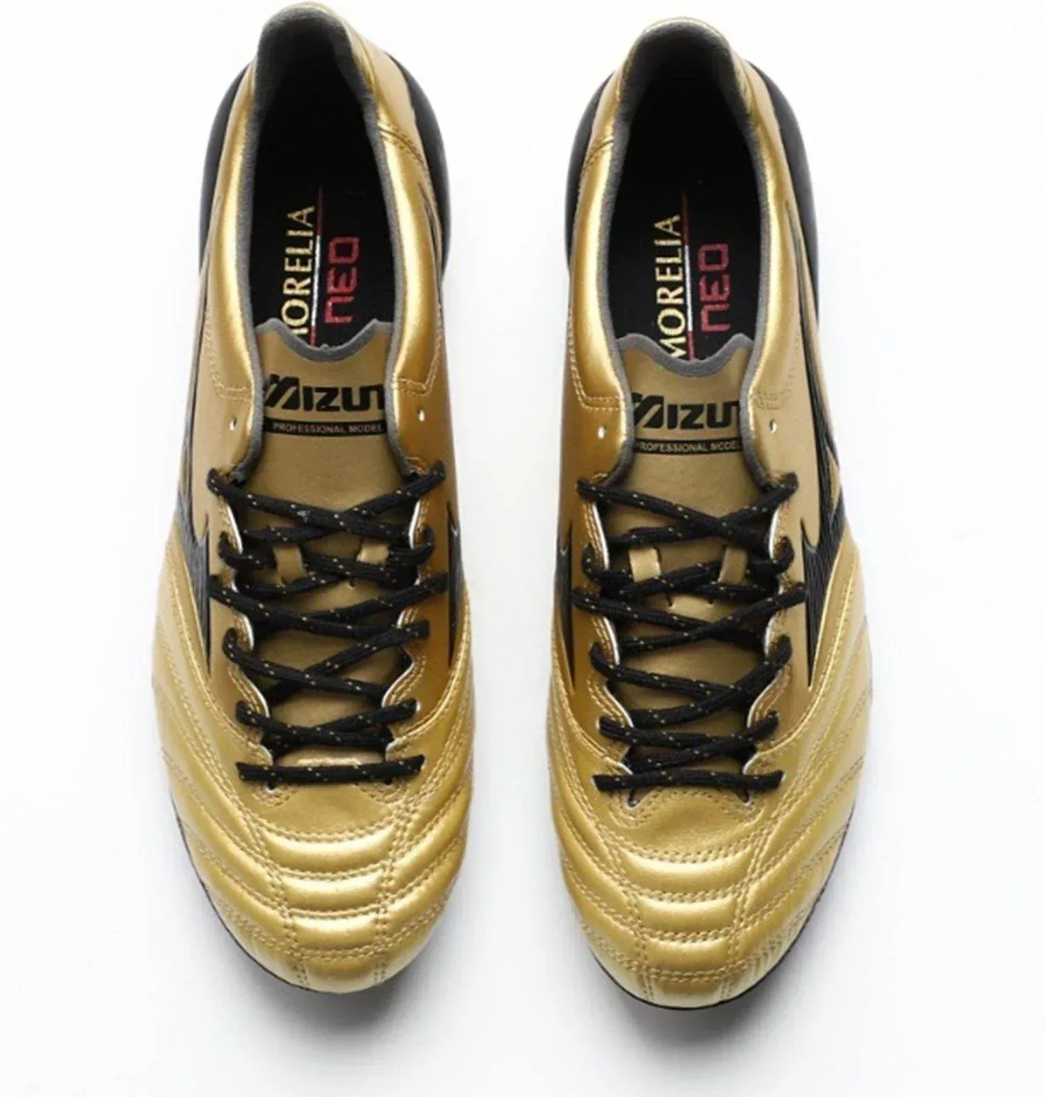 Mizuno MORELIA NEO II MD GOLD/BLACK P1GA185350 - Image 3