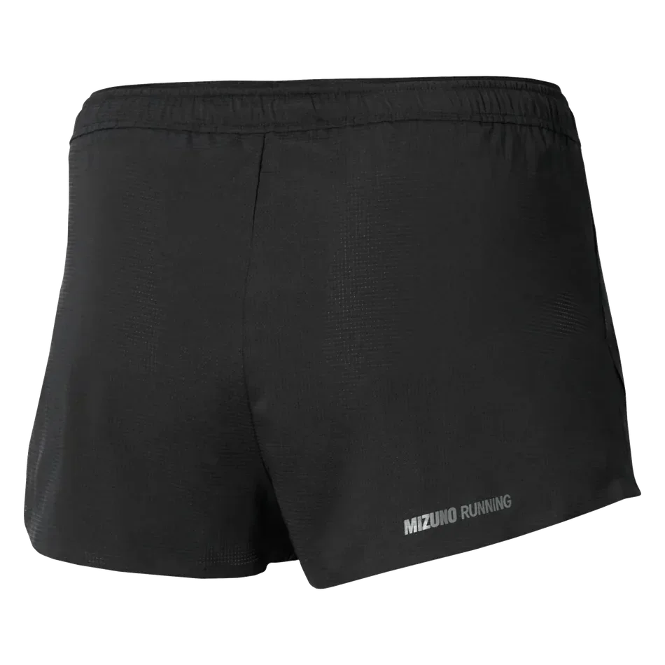 מכנס אימון קצרצר לנשים Mizuno Split 1.5 Inches Short Black J2GBD00109 - Image 2