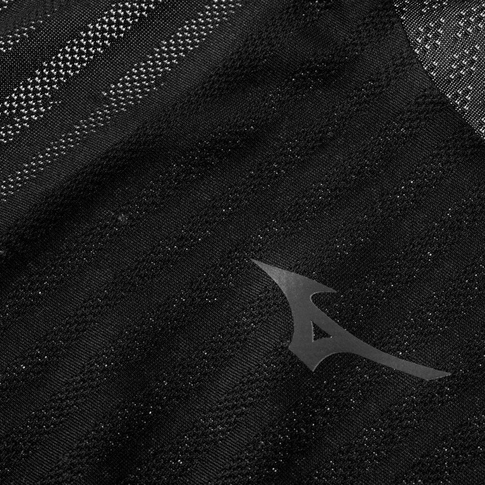 גופיית אימון מיזונו לנשים Mizuno Tech Light Crop Top Black J2GAD20009 - Image 6