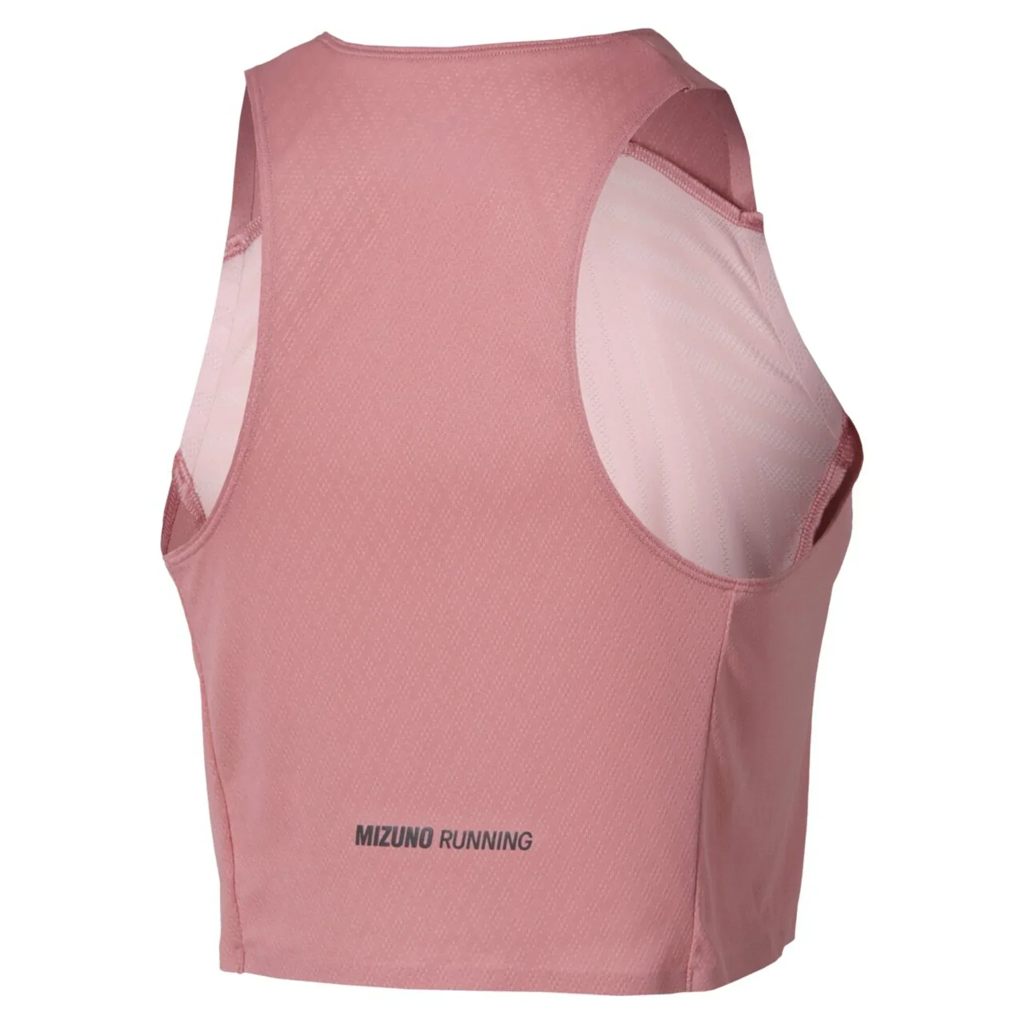 חולצת אימון מיזונו לנשים Mizuno Tech Light Crop Top Rose Elegance J2GAD20065 - Image 2