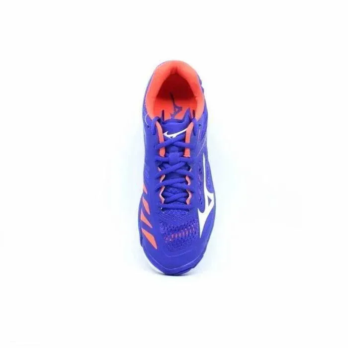 נעלי מיזונו כדורעף/כדוריד לגברים Mizuno V1GA190000 WAVE LIGHTNING Z5 RBLUE/WHT/NASTURTIUM - Image 2