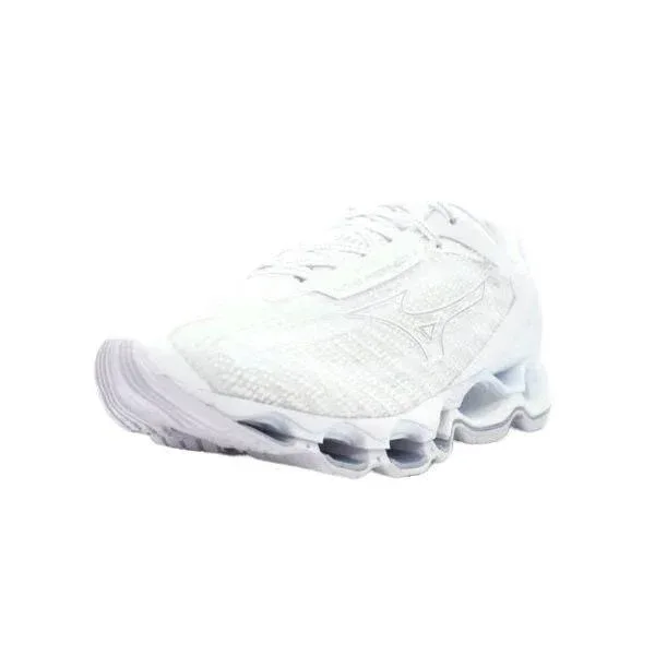 נעלי מיזונו פרופסי 12 Mizuno WAVE PROPHECY 12 WHITE/SILVER J1GC238332 - Image 2