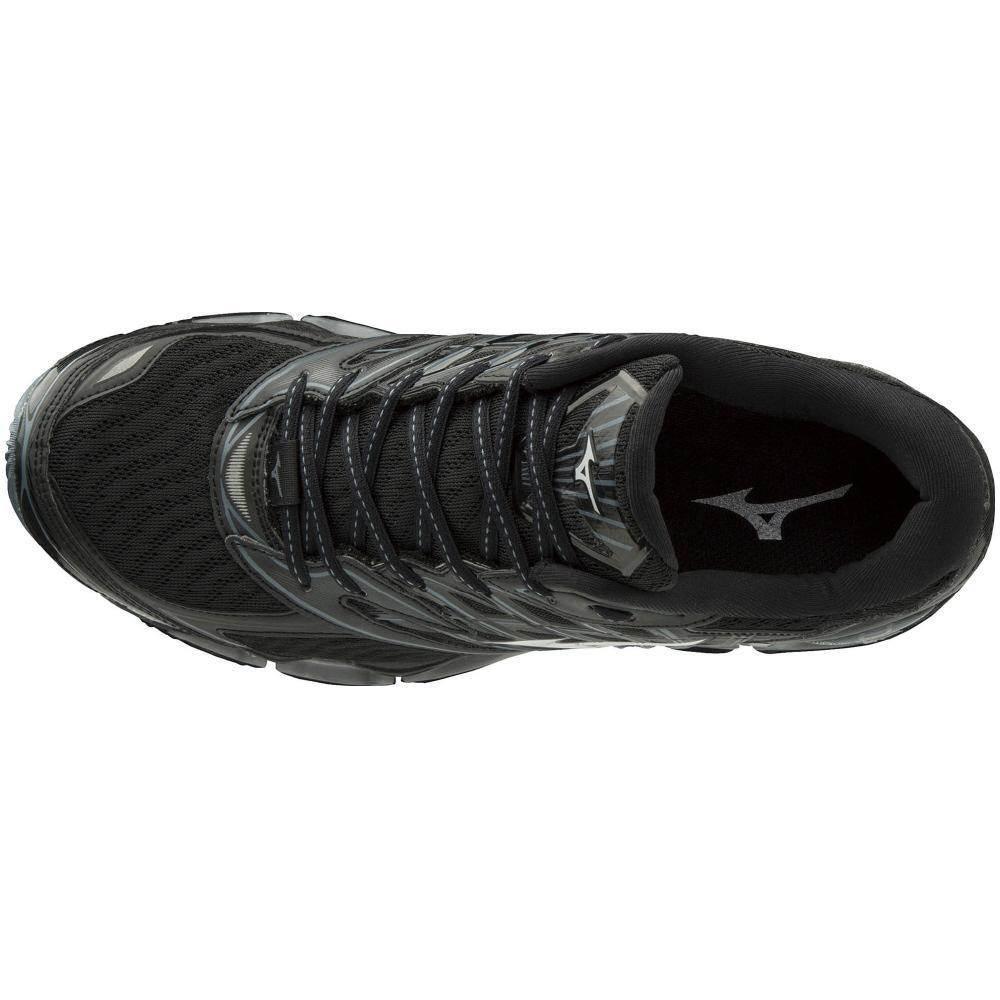 נעלי מיזונו פרופסי לגברים Mizuno Wave Prophecy 8 Black J1GC190004 - Image 3