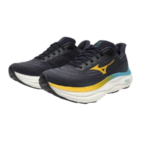 נעלי ריצה מיזונו סקאי 9 לגברים Mizuno WAVE SKY 9 Baritone Blue J1GC250201 - Image 3