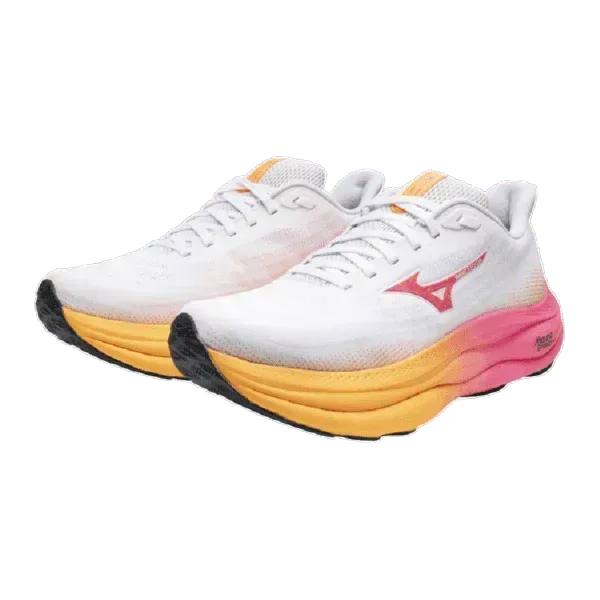 נעלי ריצה מיזונו סקאי 9 לנשים Mizuno WAVE SKY 9 White/Tang J1GD255401 - Image 4