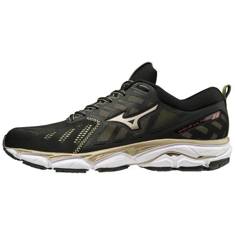 נעלי מיזונו אולטימה לגבר Mizuno WAVE ULTIMA 11 BLK/GOLD/WHT J1GC196601 - Image 2