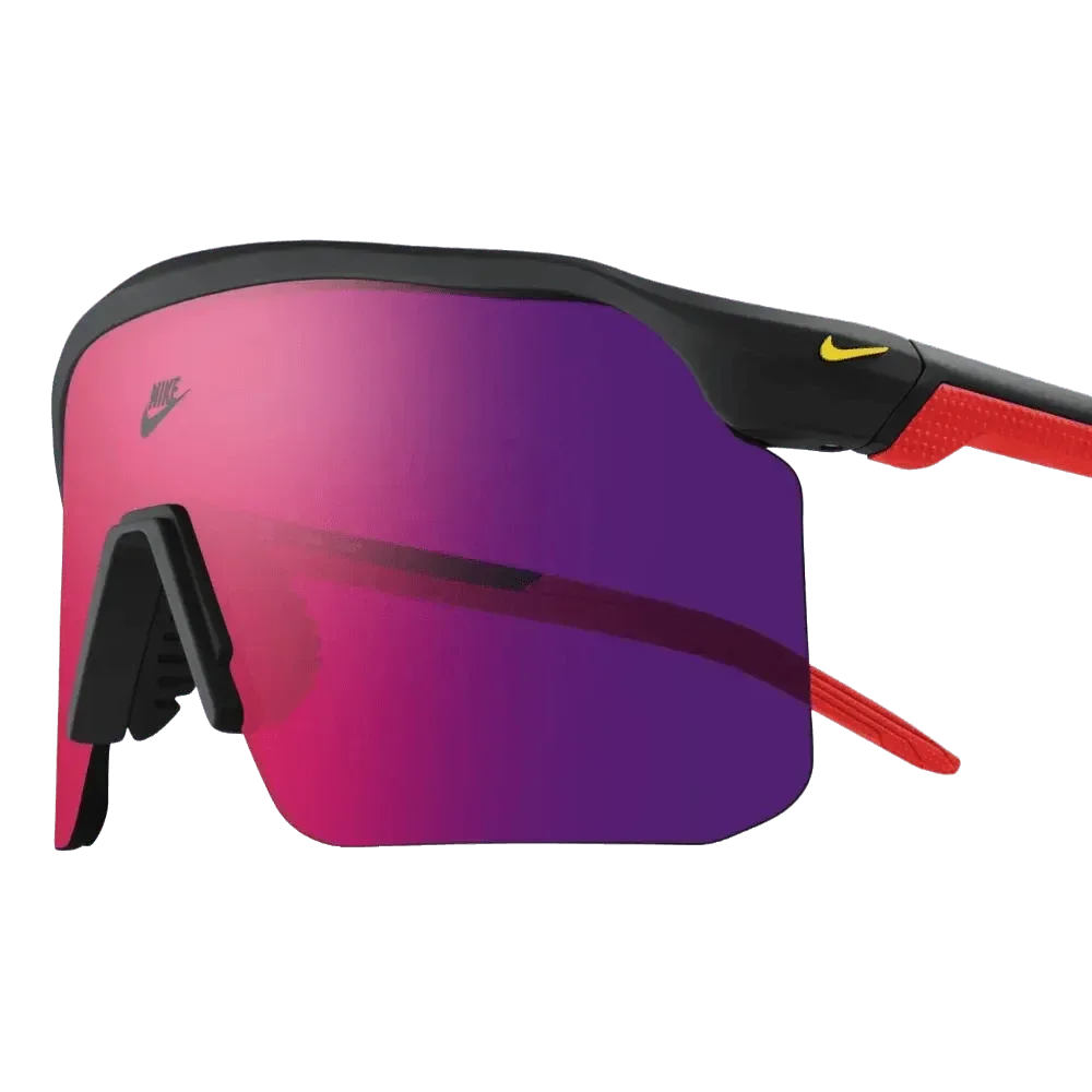 משקפי שמש NIKE EXPEDITION SHIELD IB6562X-200 MATTE DARK SMOKE GREY/RED MIR - Image 3