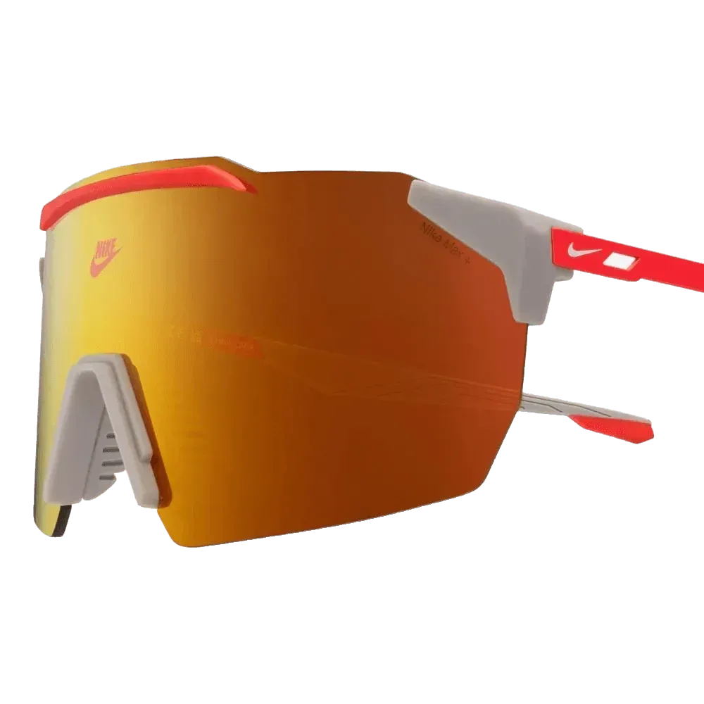 משקפי שמש NIKE LIMITLESS SHIELD IB3521X-009 COLLEGE GREY/ORANGE MIRROR - Image 3