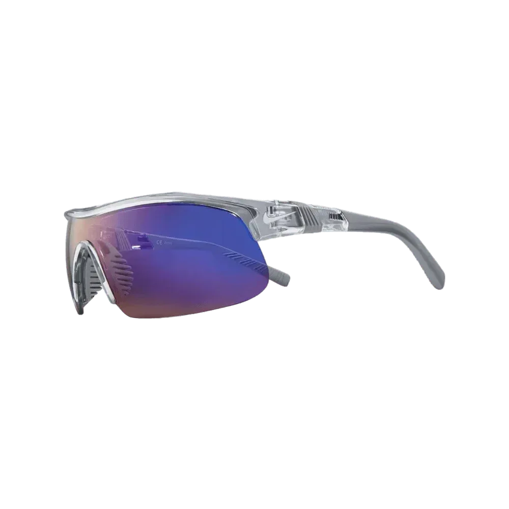 משקפי שמש NIKE SHOW X1 DX6520-065 SHINY WOLF GREY/BLUE MIRROR - Image 3