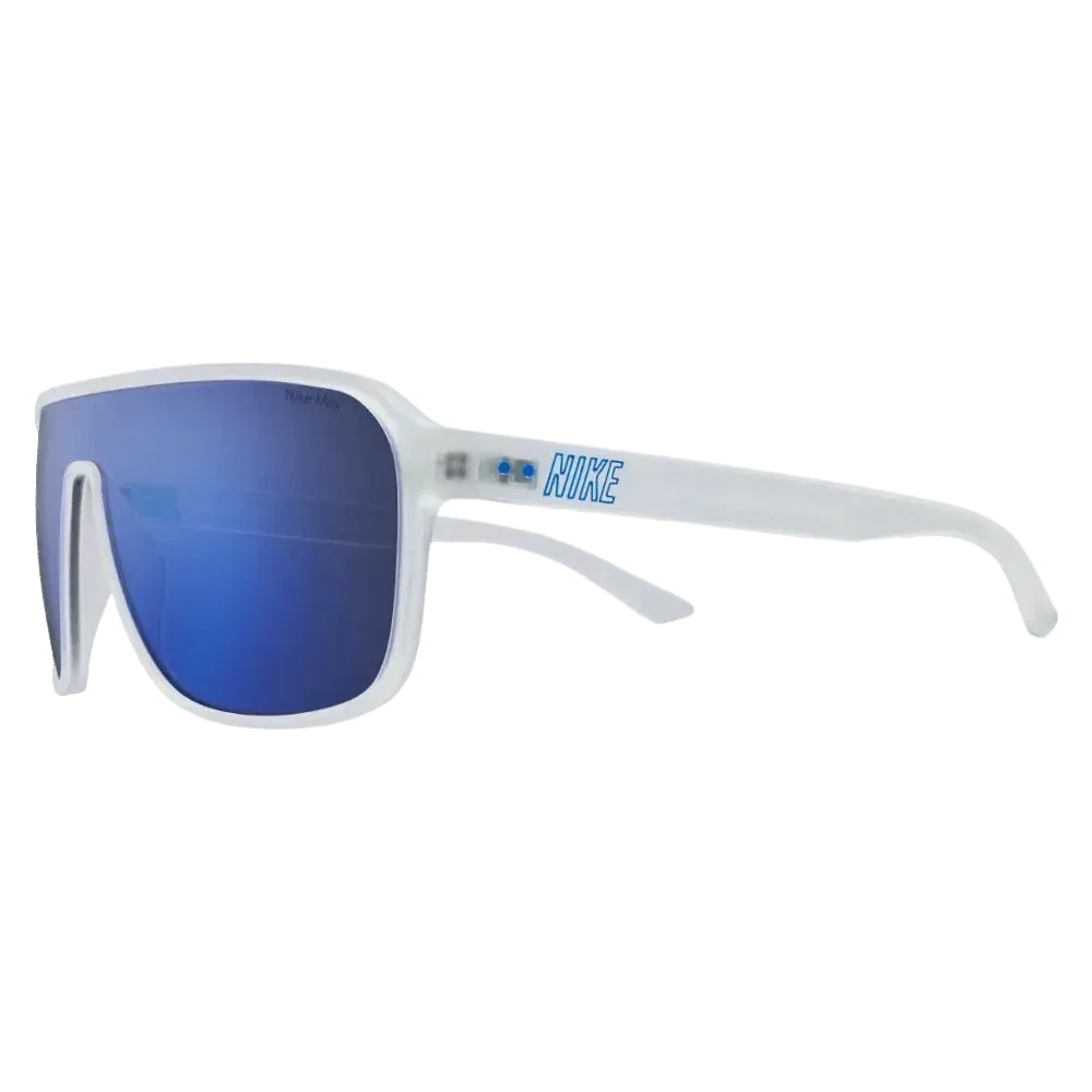 משקפי שמש NIKE VINTAGE FLYER IB3680X-905 MATTE CLEAR/BLUE MIRROR - Image 2