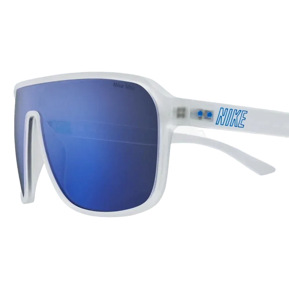 משקפי שמש NIKE VINTAGE FLYER IB3680X-905 MATTE CLEAR/BLUE MIRROR - Image 3
