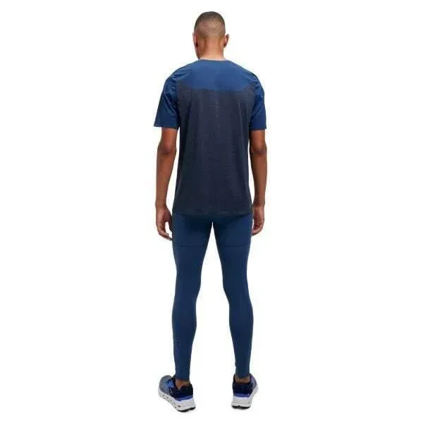 חולצת פרפורמנס און לגברים On 102.00417 Performance-T Denim | Navy M - Image 2