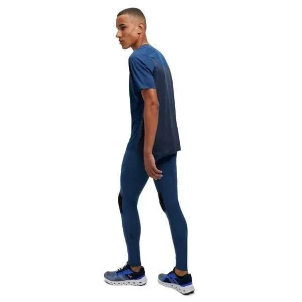 חולצת פרפורמנס און לגברים On 102.00417 Performance-T Denim | Navy M - Image 4