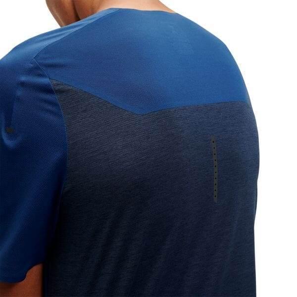 חולצת פרפורמנס און לגברים On 102.00417 Performance-T Denim | Navy M - Image 5