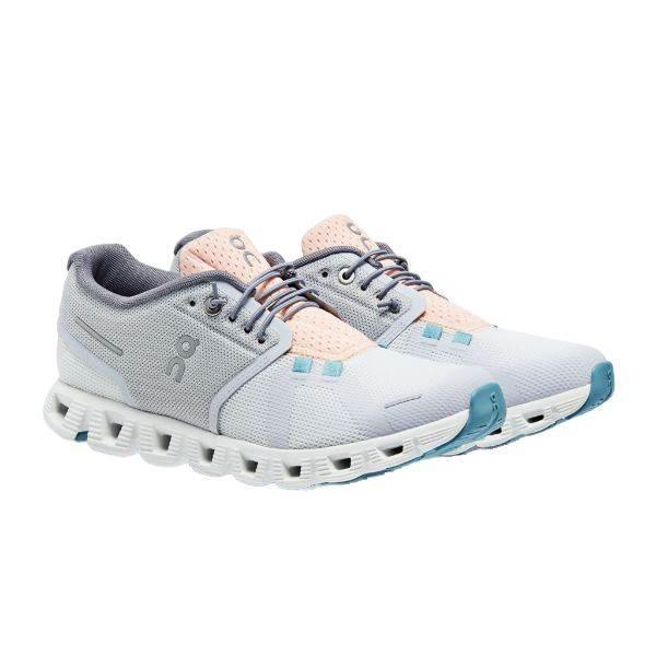 נעלי און קלאוד 5 לנשים On Cloud 5 Push 69.98353 White-Glacier - Image 4
