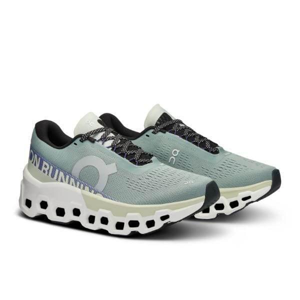 נעלי ריצה און קלאוד מונסטר 2 לנשים On Cloudmonster 2 3WE10112078 Mineral/Aloe - Image 3