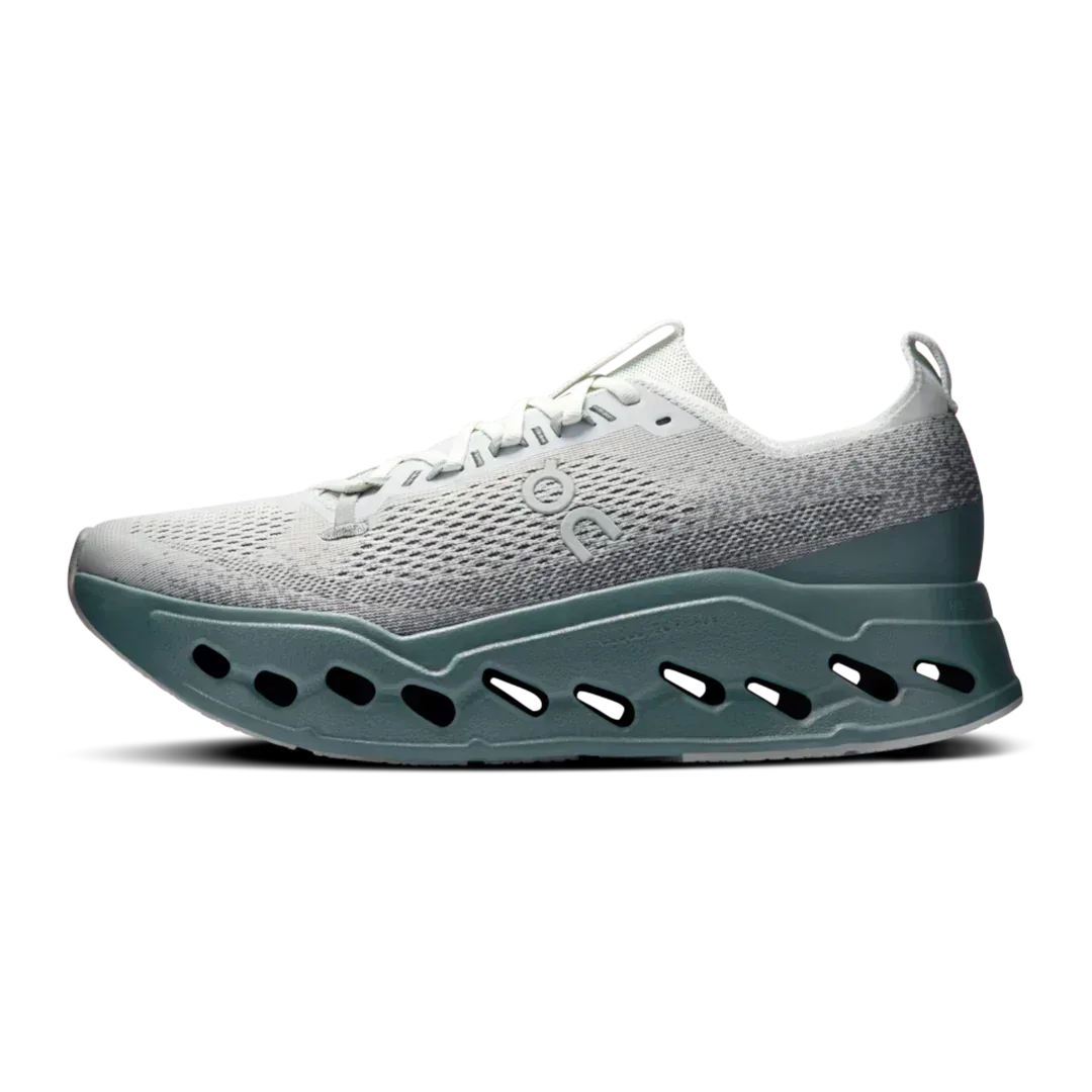 נעלי ריצה און קלאוד סרפר מקס לגברים On Cloudsurfer Max 1 Iceberg/Olive 3MF30434727 - Image 2