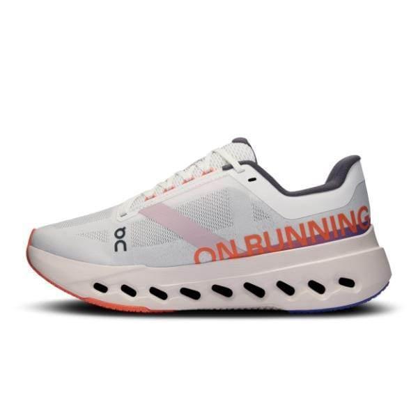 נעלי ריצה און קלאוד סרפר רחבות לנשים On Cloudsurfer Next Wide (D) White/Flame 3WE30200256 - Image 2