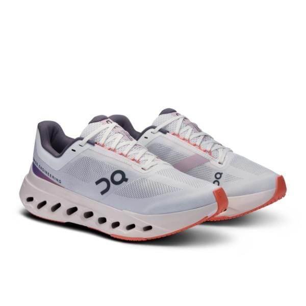 נעלי ריצה און קלאוד סרפר רחבות לנשים On Cloudsurfer Next Wide (D) White/Flame 3WE30200256 - Image 3