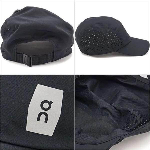 כובע ריצה און בצבע שחור On Lightweight Cap Black 301.00015 - Image 4