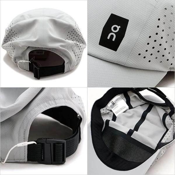 כובע ריצה און בצבע אפור On Lightweight Cap Glacier 301.01769 - Image 4