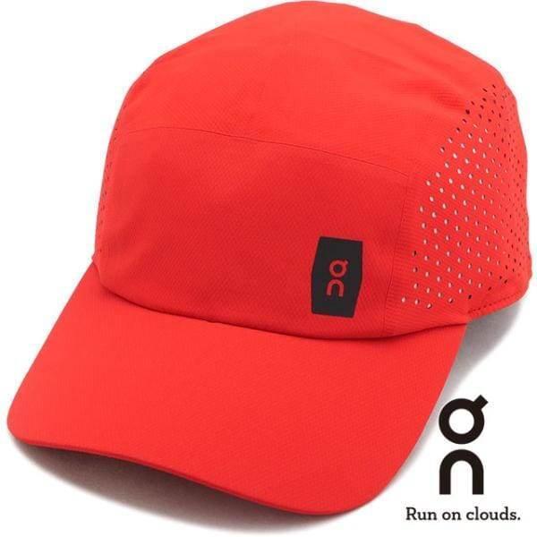 כובע ריצה און בצבע אדום On Lightweight Cap Red 301.01768 - Image 3
