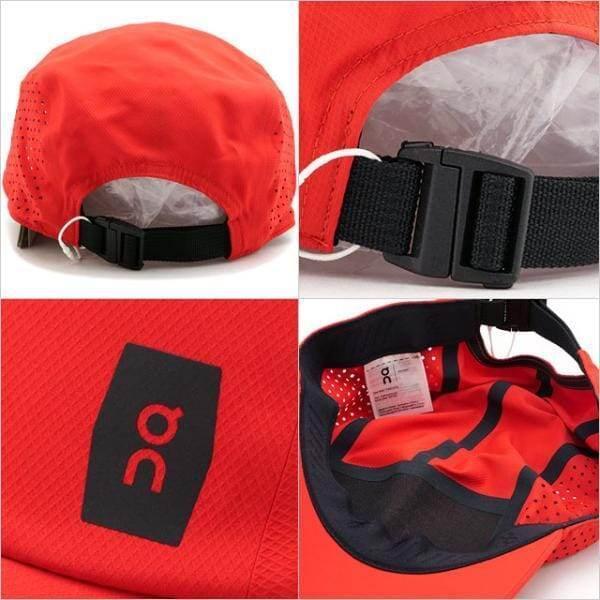 כובע ריצה און בצבע אדום On Lightweight Cap Red 301.01768 - Image 4