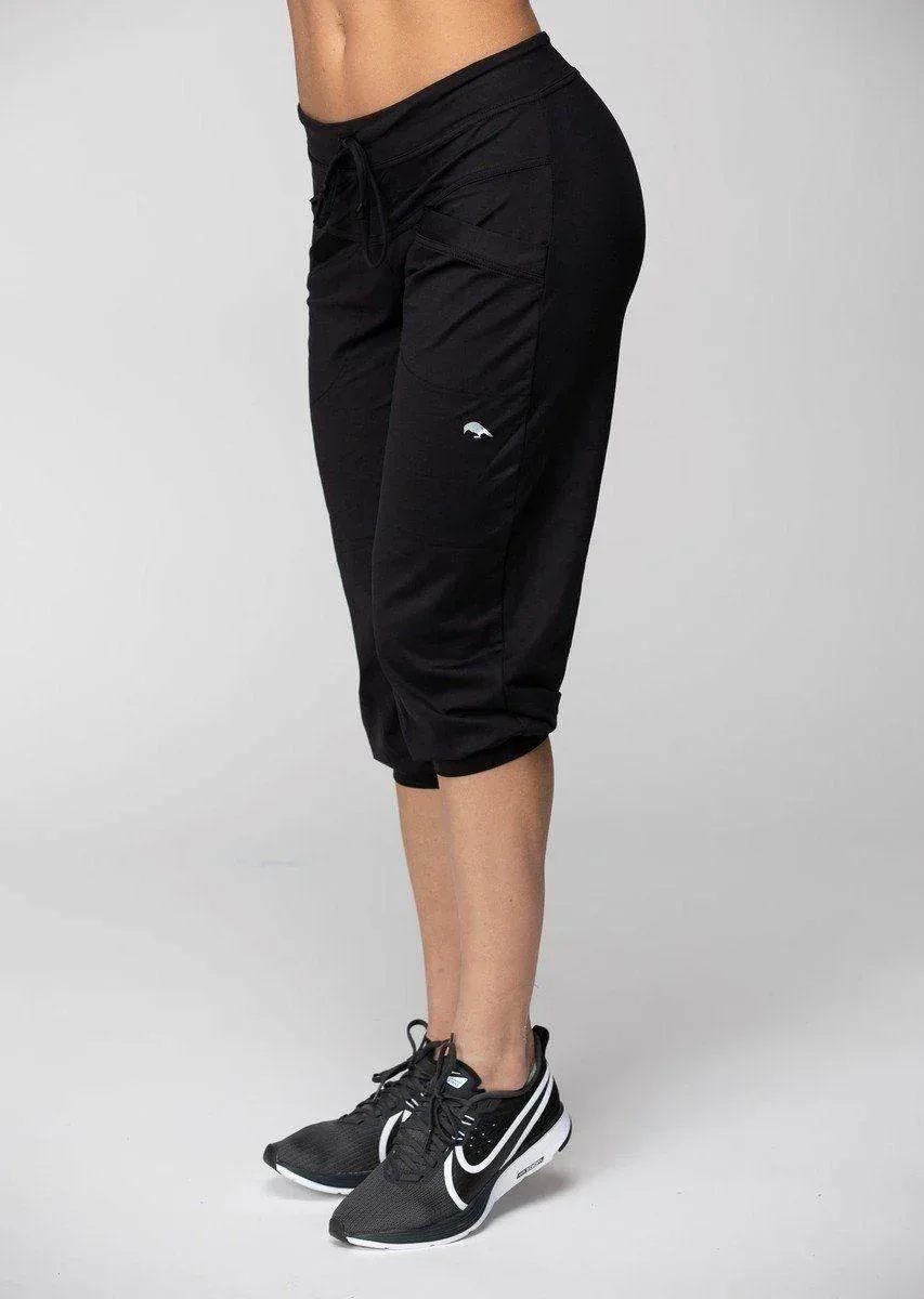 מכנס ברמודה רייבן תפוח שחור Raven Bermuda Short black 9100 - Image 3