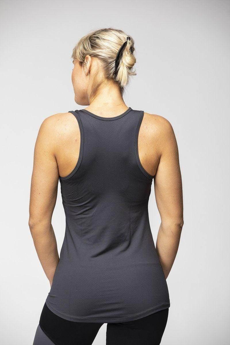 גופיית בוקסר רייבן רשת בצבע אפור Raven Mesh Boxer Tank Grey 5300 - Image 2