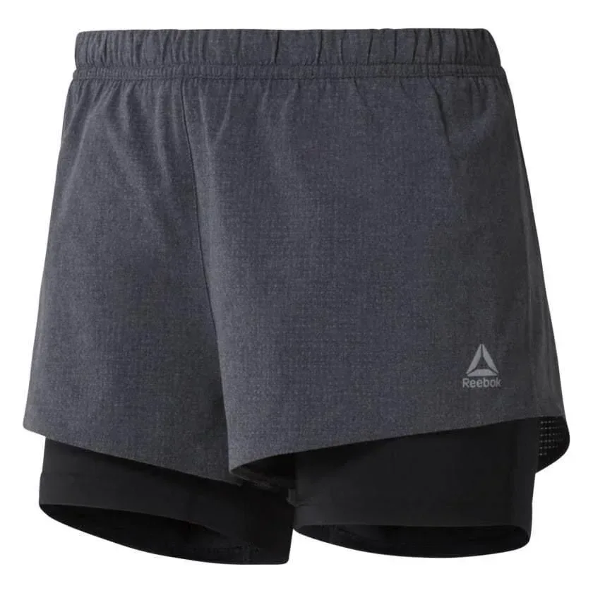 מכנס ריבוק נשים Reebok 2-1 Short CE4543 - Image 3