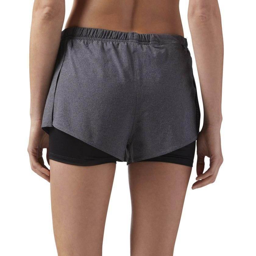 מכנס ריבוק נשים Reebok 2-1 Short CE4543 - Image 4