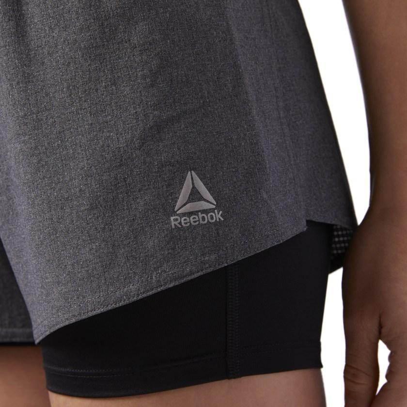 מכנס ריבוק נשים Reebok 2-1 Short CE4543 - Image 5