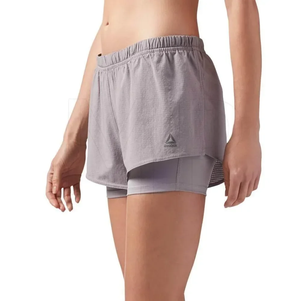 מכנס ריבוק נשים Reebok 2-1 Short CE4544 - Image 3