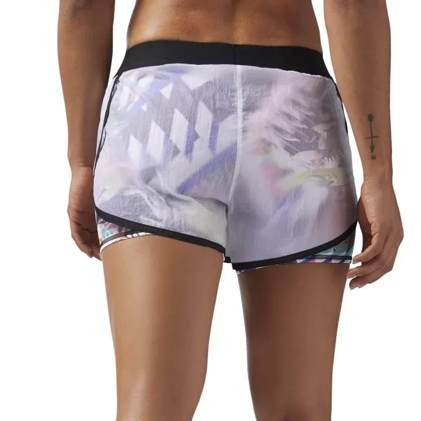 מכנס קצר רייבוק Reebok 2 in 1 Short CF3184 - Image 2